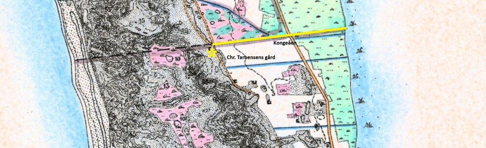 Map with Kongeåen Kongeåen by Apollovej