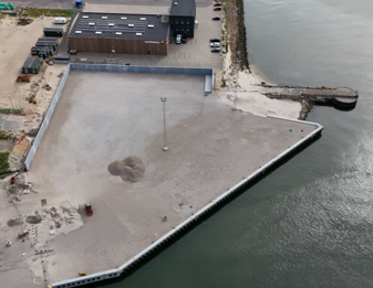 Pier 109 - Hvide Sande Port The new pier in the western harbor